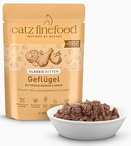 Catz Finefood Classic Kitten N.03 Drób saszetka 85g