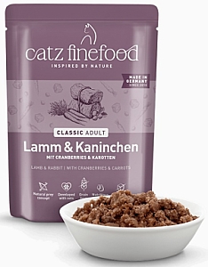 Catz Finefood Classic N.11 Jagnięcina i Królik saszetka 300g