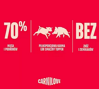 Carnilove Dog Lamb & Wild Boar Adult - jagnię i dzik puszka 400g