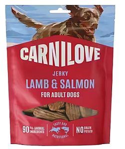 Carnilove Dog Jerky Lamb & Salmon - jagnięcina i łosoś 100g