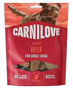 Carnilove Dog Jerky Beef Fillet - wołowina filet 100g