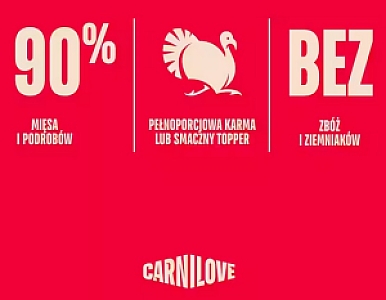 Carnilove Cat Turkey - indyk w sosie saszetka 85g
