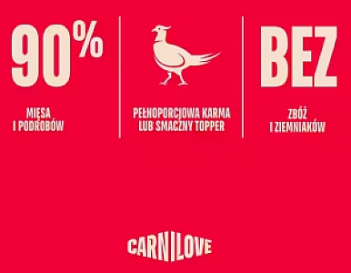 Carnilove Cat Pheasant - bażant w sosie saszetka 85g