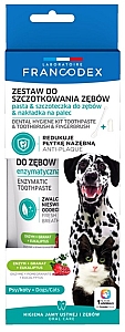 Francodex Zestaw do szczotkowania zębów pasta + szczoteczka [FR179122]