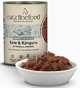 Catz Finefood Ragout N.607 Kaczka i Kangur puszka 380g