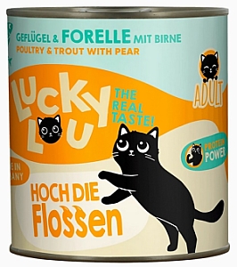 Lucky Lou Lifestage Adult Drób i pstrąg puszka 800g