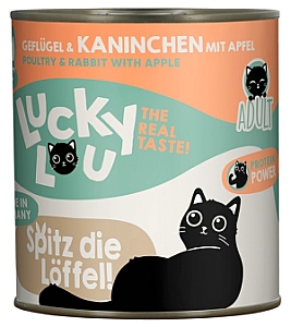 Lucky Lou Lifestage Adult Drób i królik puszka 800g
