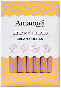 Amanova Cat Creamy Treats  Creamy Ocean Tuna & Goat milk - tuńczyk i mleko kozy 6x15g