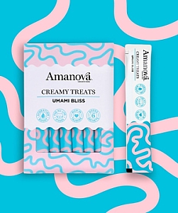 Amanova Cat Creamy Treats  Umami Bliss Chicken & Katsuobushi - kurczak i katsuobushi 6x15g