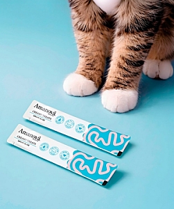 Amanova Cat Creamy Treats  Umami Bliss Chicken & Katsuobushi - kurczak i katsuobushi 6x15g