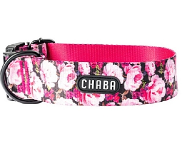 CHABA Obroża regulowana Bull Story IV S/M Peony