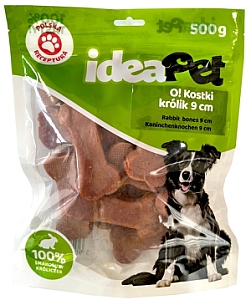 IdeaPet Kostki królik z ryżem 9cm 500g