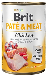 Brit Pate & Meat Dog Chicken puszka 400g