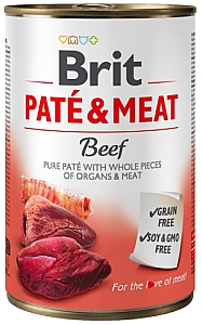 Brit Pate & Meat Dog Beef puszka 400g
