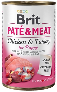 Brit Pate & Meat Dog Puppy puszka 400g