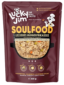 Lucky Jim SoulFood Potrawka z kurczakiem, marchewką i jogurtem 300g