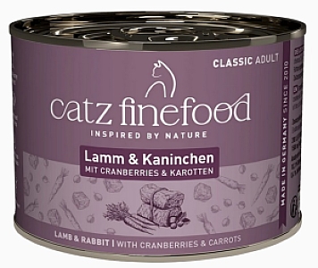 Catz Finefood Classic N.11 Jagnięcina i Królik puszka 200g