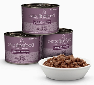Catz Finefood Classic N.11 Jagnięcina i Królik puszka 200g
