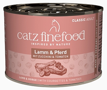 Catz Finefood Classic N.19 Jagnięcina i Konina puszka 200g