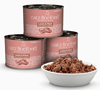 Catz Finefood Classic N.19 Jagnięcina i Konina puszka 200g