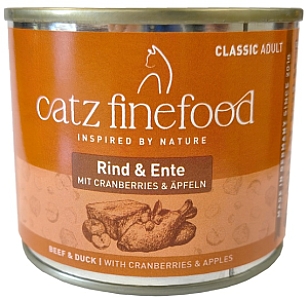 Catz Finefood Classic N.23 Wołowina i Kaczka puszka 200g