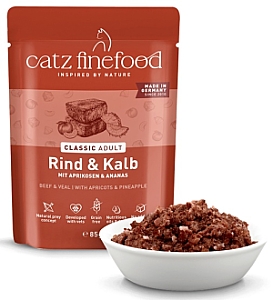Catz Finefood Classic N.07 Wołowina i cielęcina saszetka 300g