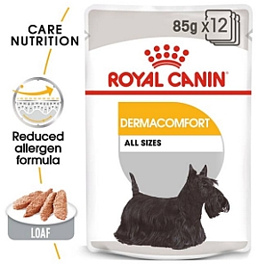 Royal Canin Dermacomfort Loaf  karma mokra – pasztet, dla psów dorosłych wszystkich ras saszetka 85g