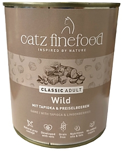 Catz Finefood Classic N.09 Dziczyzna puszka 800g