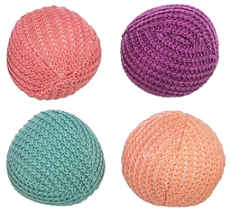 Trixie Piłka wełniana z kocimiętką 4,5cm 2szt [45728]