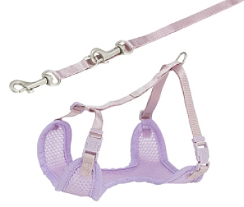 Trixie Szelki ze smyczą Junior 26-34cm liliowe [15564]