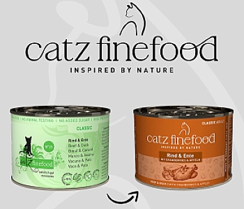 Catz Finefood Classic N.23 Wołowina i Kaczka puszka 200g