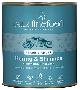 Catz Finefood Classic N.13 Śledź i Krewetki puszka 800g