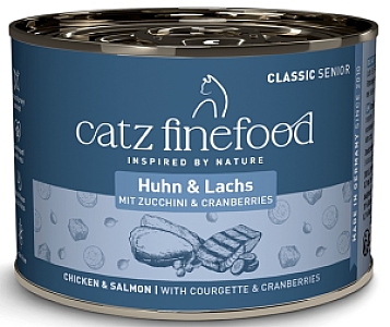 Catz Finefood Classic Senior N.05 Łosoś i kurczak puszka 200g