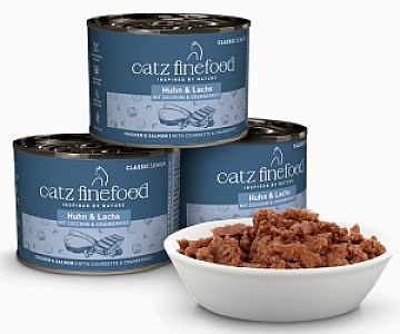 Catz Finefood Classic Senior N.05 Łosoś i kurczak puszka 200g
