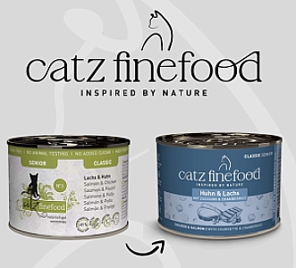 Catz Finefood Classic Senior N.05 Łosoś i kurczak puszka 200g