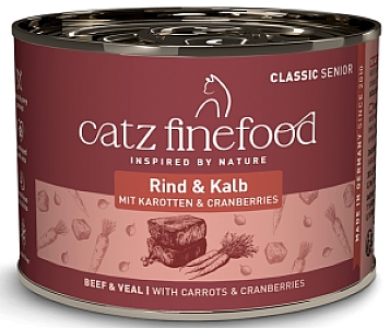 Catz Finefood Classic Kitten N.07 Wołowina i cielęcina puszka 200g
