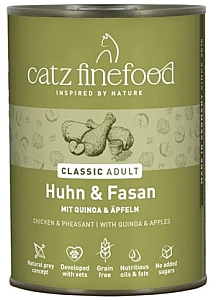 Catz Finefood Classic N.15 Kurczak i Bażant puszka 400g