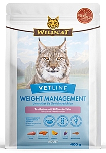 Wildcat VetLine Weight Management Indyk 400g