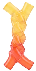 Zolux Zabawka gryzak TPR Gummies Warkocz 16cm