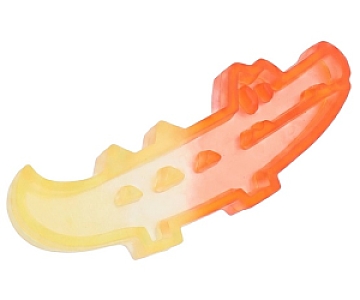 Zolux Zabawka gryzak TPR Gummies Krokodyl 14cm